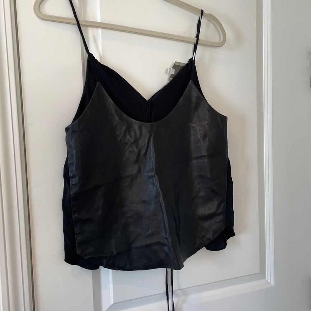 Leather Tank Top